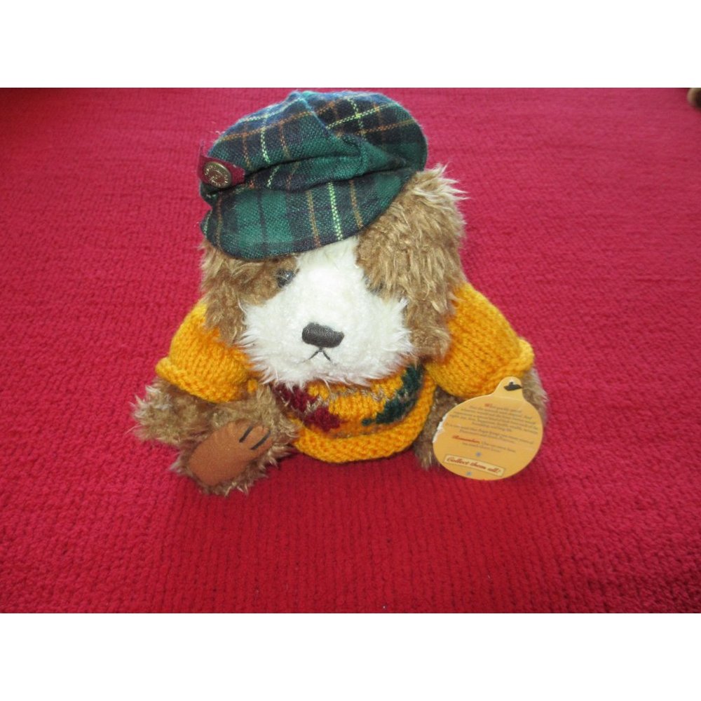 BRASS BUTTON BEARS,  "AUGIE" THE DOG OF FRIENDSHIP
